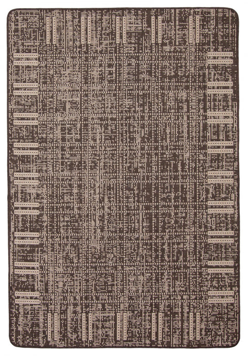 Carpette Joni chocolat - 4 pi 4 po x 6 pi 5 po