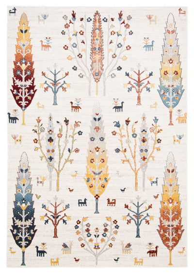 Pine Ivory Machine Washable Area Rug - 6'0" x 9'0"