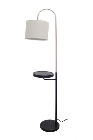 65" Floor Lamp W, Tray And Usb Lighting|Lampe à pied de 65 po avec plateau et USB|D50BB42R