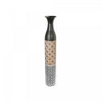 Vase Midnight Charm 32 po en métal