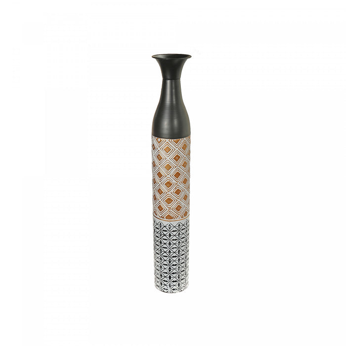 Vase Midnight Charm 32 po en métal