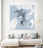 "Peaches And Cream Ii" Giant Art 72x72 Wall Art