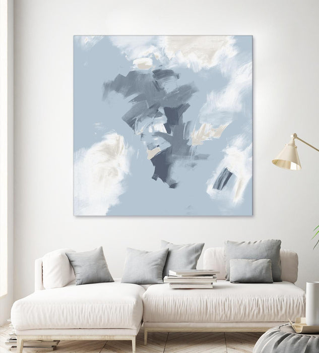 Œuvre d’art murale Giant Art « Peaches And Cream Ii » 72 x 72