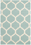 Carpette Aliya turquoise 3 pi 11 po x 5 pi 7 po