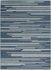 Carpette Faith couleur pétrole-crème - 5 pi 3 pox 7 pi 3 po
