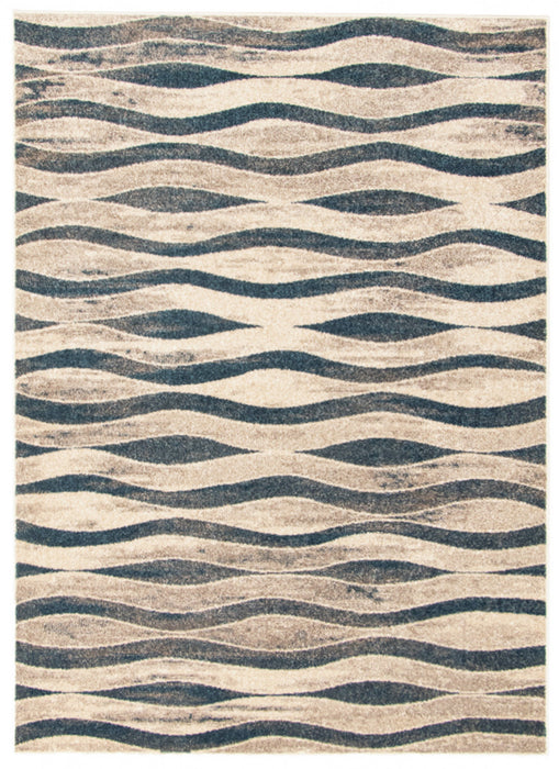 Carpette Arusha ivoirebleu 6 pi 7 po x 9 pi 6 po