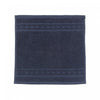 Débarbouillette nattée bleu marine 12 x 12 - ensemble de 6 serviettes