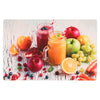 Napperon en plastique avec une image de frappés aux fruits - ensemble de 12