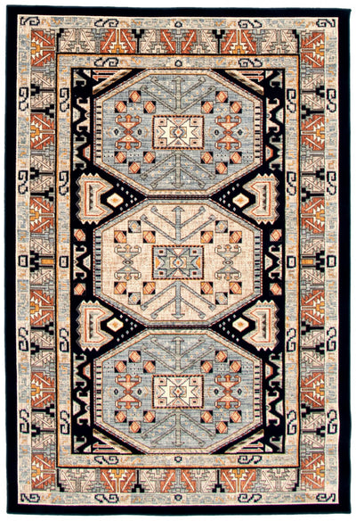 Quincy Navy Blue Area Rug - 7'10" x 10'2"