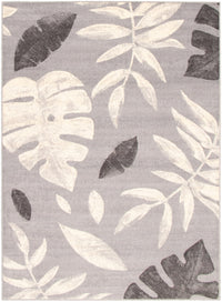 Carpette Palta argent-anthracite - 3 pi 11 pox 5 pi 7 po