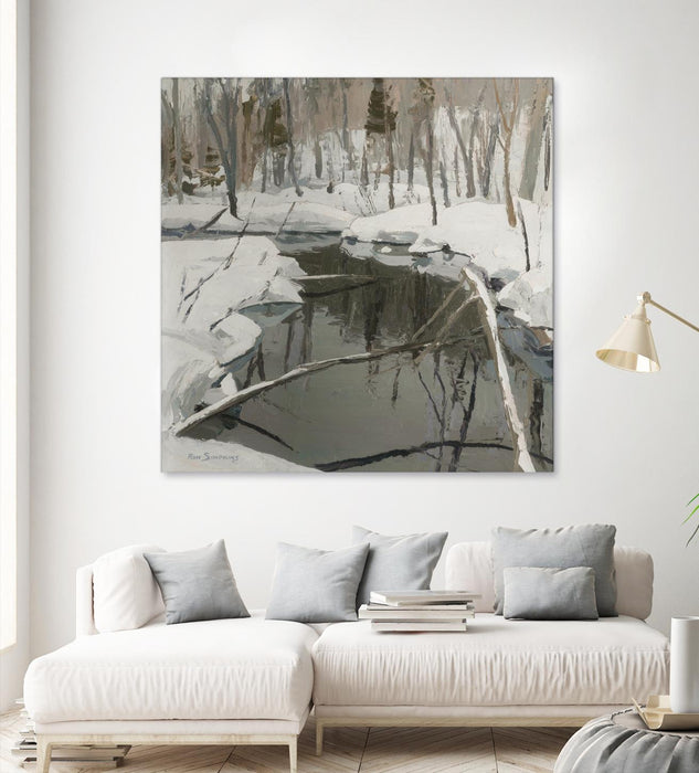 Œuvre d’art murale Giant Art « In The Deep Woods » 54 x 54