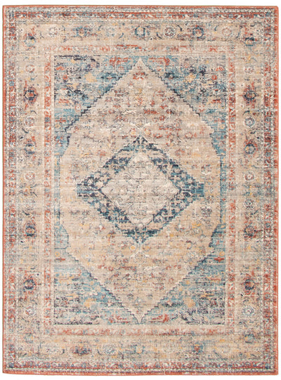 Bolivar Bijar Multi Colour Area Rug - 5'0" x 8'0"