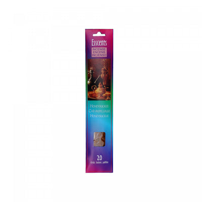 Esscents Stick Honeysuckle - Set of 8 Incense Sticks|Bâtons d’encens à arôme de chèvrefeuille d’Esscents - ensemble de 8 paquets de bâtons d’encens