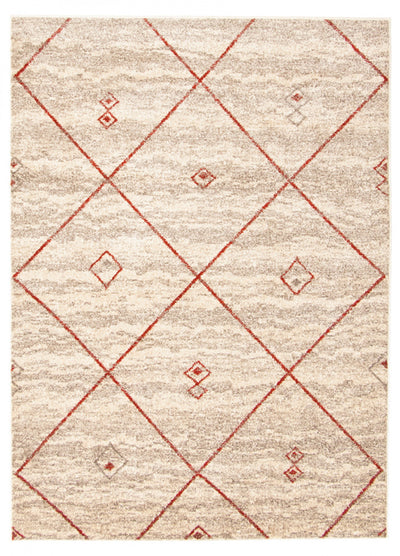 Grande Ivory/Red 7'10" X 10'2" Area Rug