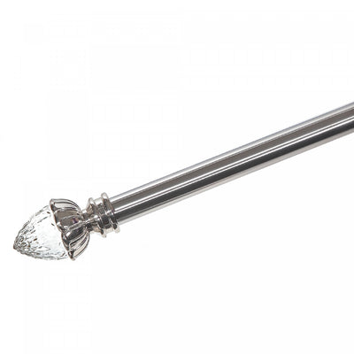 25/28mm Drape Pole Set Acorn - Nickel|Ensemble de tringles à rideaux de 25 à 28 mm avec glands - couleur nickel