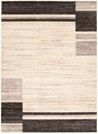 Carpette Aya ivoire-Taupe - 3 pi 11 pox 5 pi 3 po