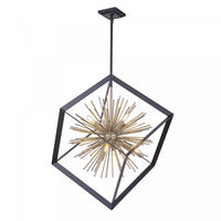  Lustre Sunburst à 8 ampoules 