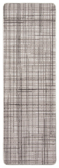 Carpette Panthea grise - 2 pi 2 po x 6 pi 7 po