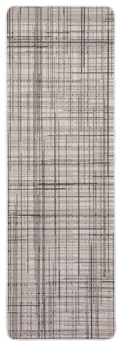 Carpette Panthea grise - 2 pi 2 po x 6 pi 7 po