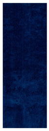 Carpette à poil long Hansol bleue 2 pi 6 po x 7 pi 0 po