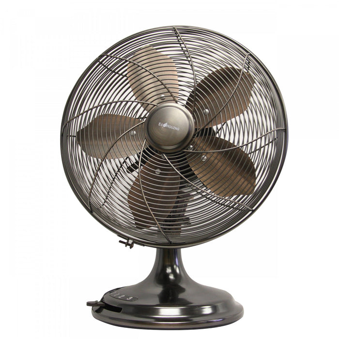 Ventilateur de bureau rétro Ecohouzng de 12 po