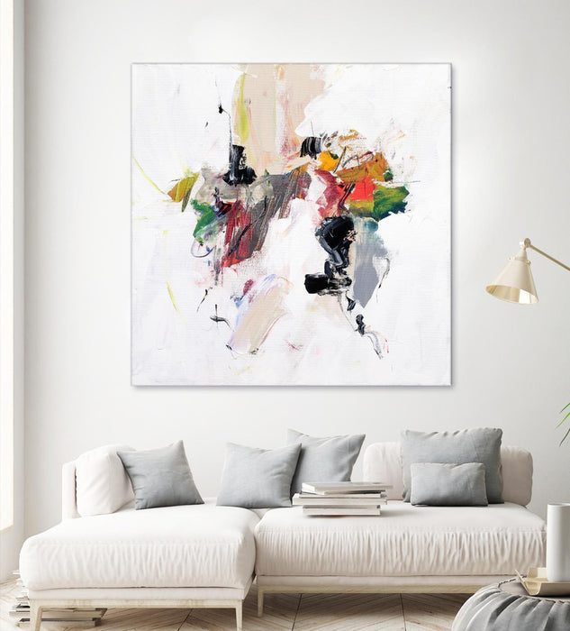 Œuvre d’art murale Giant Art « Go For It » 72 x 72