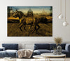 "2 Horses" Giant Art 72x48 Wall Art