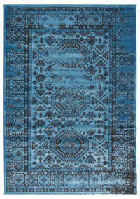 Carpette Jedda bleue 3 pi 11 po x 5 pi 7 po