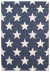 Carpette Ira bleu marine 5 pi 3 po x 7 pi 7 po
