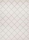 Carpette Lav Basics blanche 5 x 8