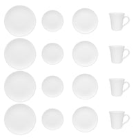  Service de vaisselle Coup 16 pièces - blanc 