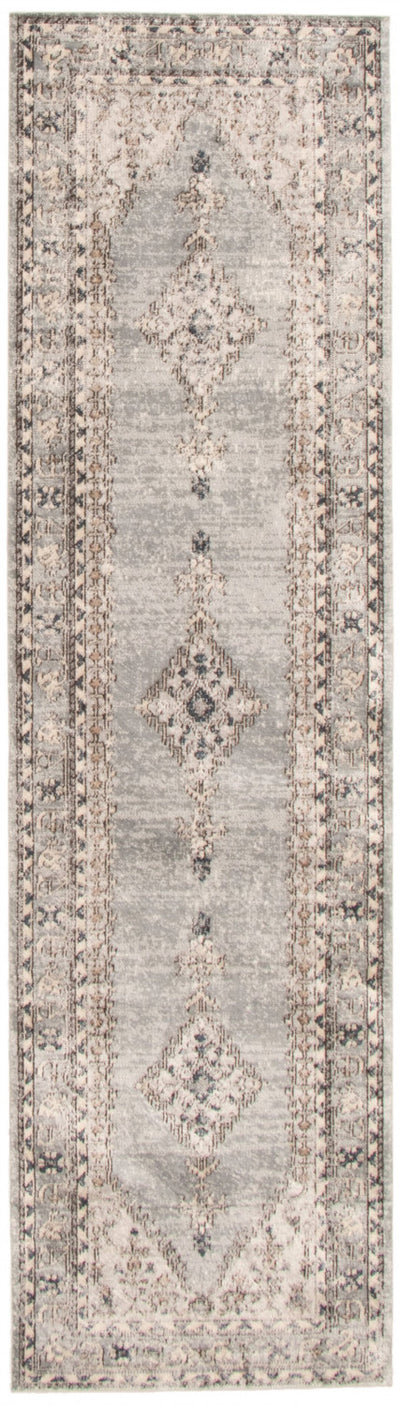 Octavian Bijar Blue Area Rug - 2'7" x 8'2"