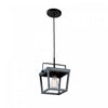 Luminaire suspendu I Carriage noir à 1 ampoule
