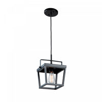  Luminaire suspendu I Carriage noir à 1 ampoule 