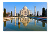  Taj Mahal In India 16 po x 24 po : Cadre d'art mural et panneau de tissu