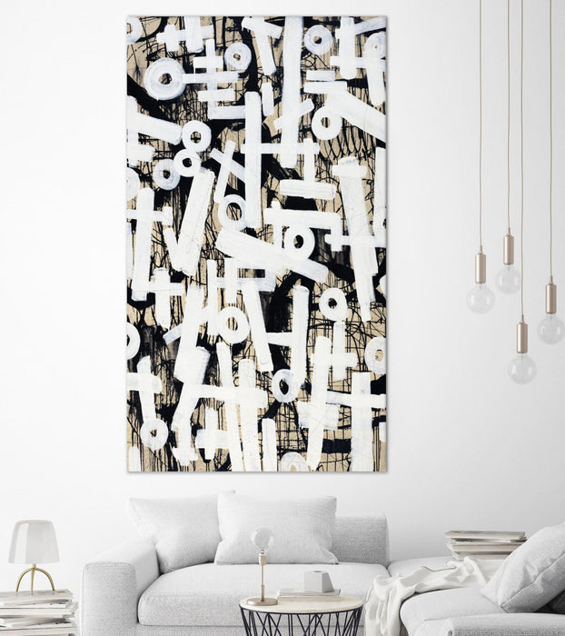 Œuvre d’art murale Giant Art « Strapped I » 84 x 48