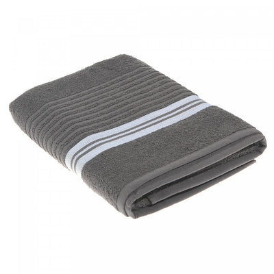 Deluxe Bath Towel 27 x 50 Cool Grey - Set of 2 Towels|Serviette de bain gris froid 27 x 50 de luxe - ensemble de 2 serviettes