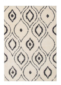 Carpette Agalia Abstract ivoire-beige - 5 pi 3 pox 7 pi 3 po
