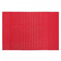 Napperon Regalia rouge en vinyle - ensemble de 12