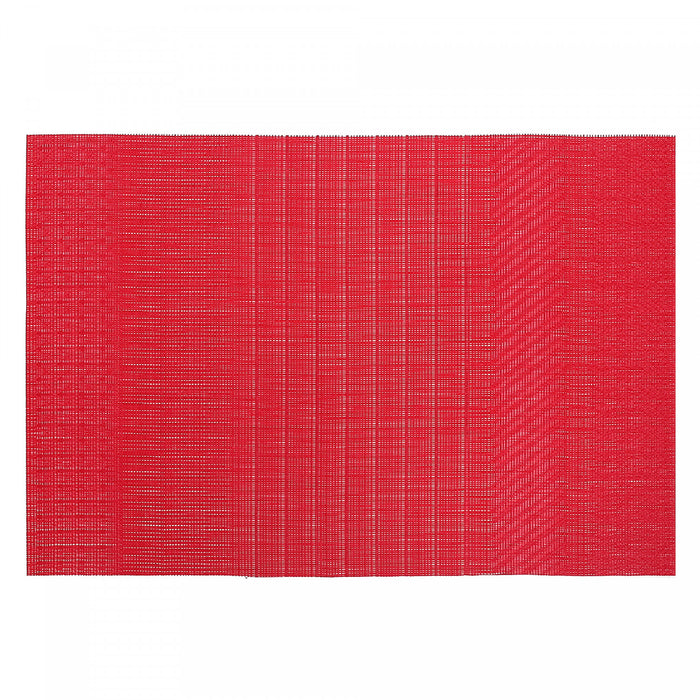 Napperon Regalia rouge en vinyle - ensemble de 12
