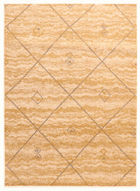 Tapis Grande Ivoire / Or 6pi 7 po X 9pi 6po