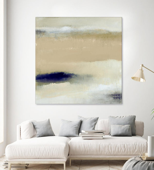 Œuvre d’art murale Giant Art « Night Comes Through I » 72 x 72