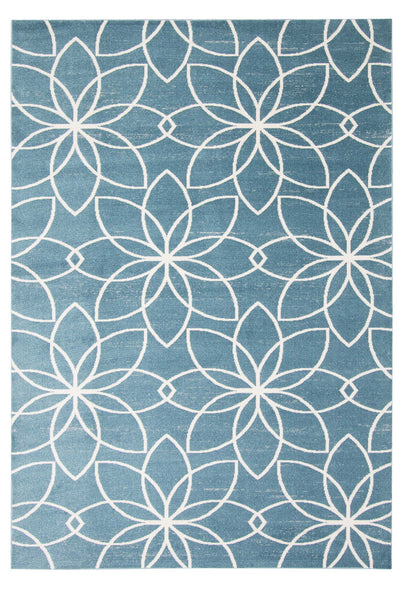 Terali Turquoise Machine Washable Area Rug - 6'0" x 9'0"