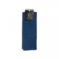 Linge à vaisselle bleu à motif gaufré - ensemble de 6