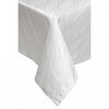 Nappe d'aspect marbre blanc 54 po x 72 po en LurexMC