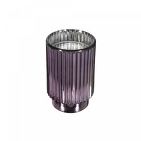 Bougie parfumée côtelée électroplaquée de 11,3 oz à arôme de rêves tropicaux - ensemble de 2