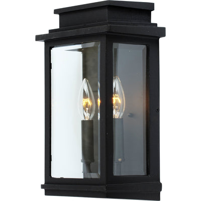 Freemont 2-Light Black Outdoor Wall Light I 
