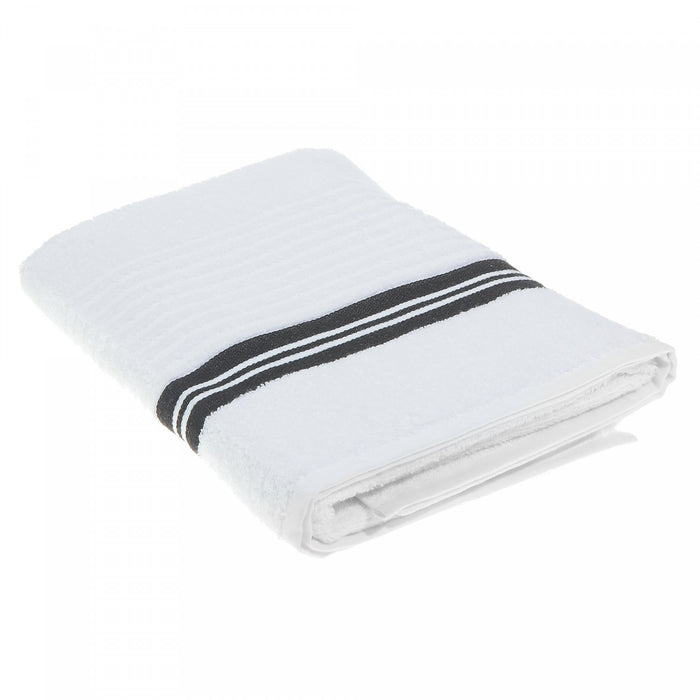 Serviette de bain blanche 27 x 50 de luxe - ensemble de 2 serviettes