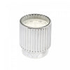 Bougie parfumée côtelée électroplaquée argent de 4,6 oz à arôme de baie d’hiver - ensemble de 2