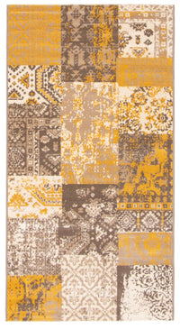 Carpette Azura jaune 2 pi 8 po x 4 pi 11 po